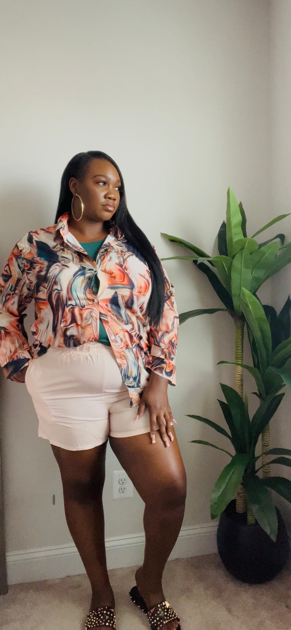 Effortlessly Chic Button-Up & Shorts Set